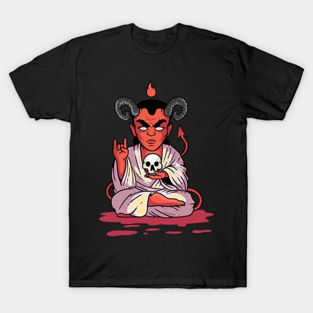 All Hail Satan Zen T-Shirt by pa2rok